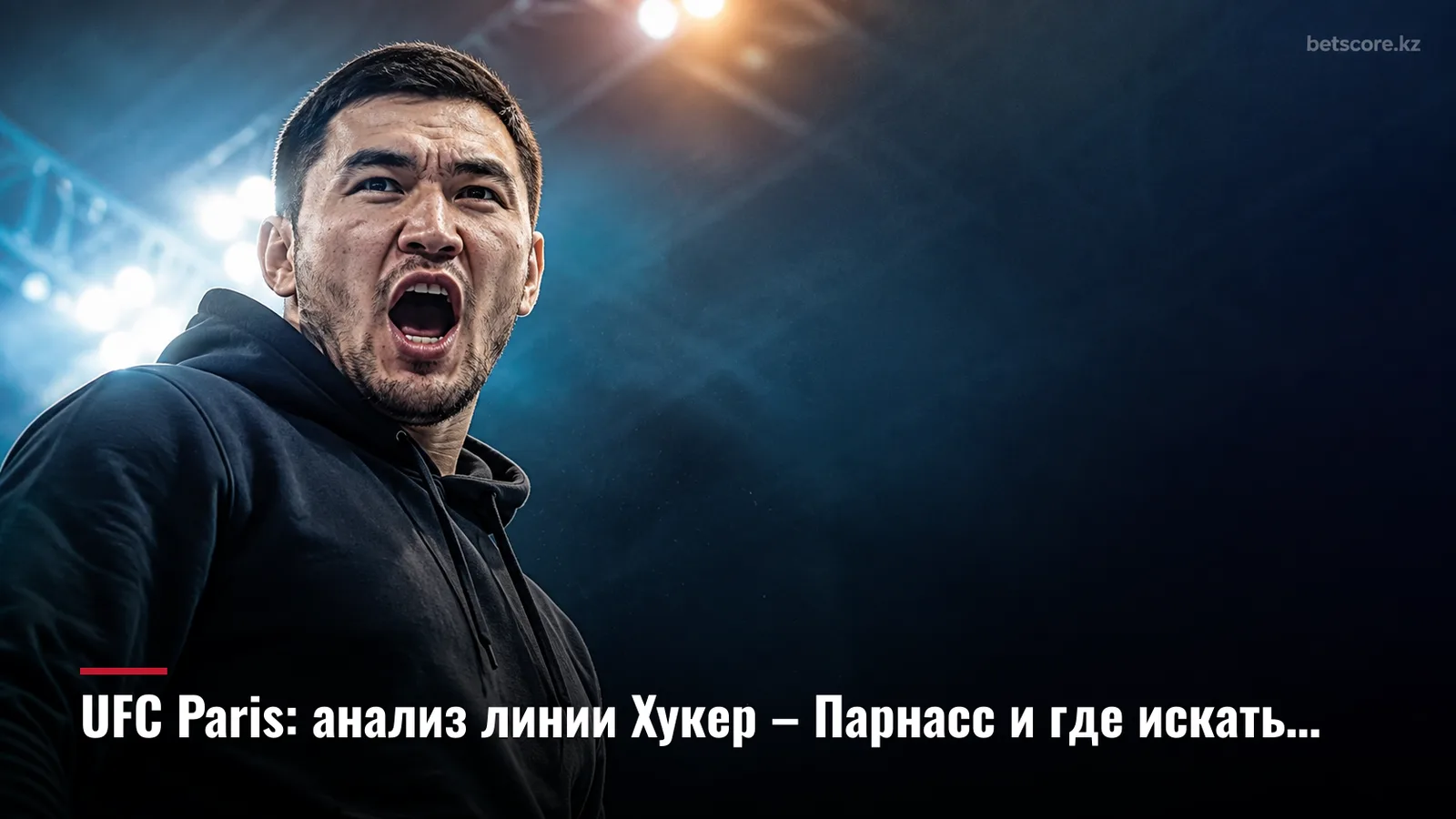 UFC Paris: анализ линии Хукер – Парнасс и где искать value