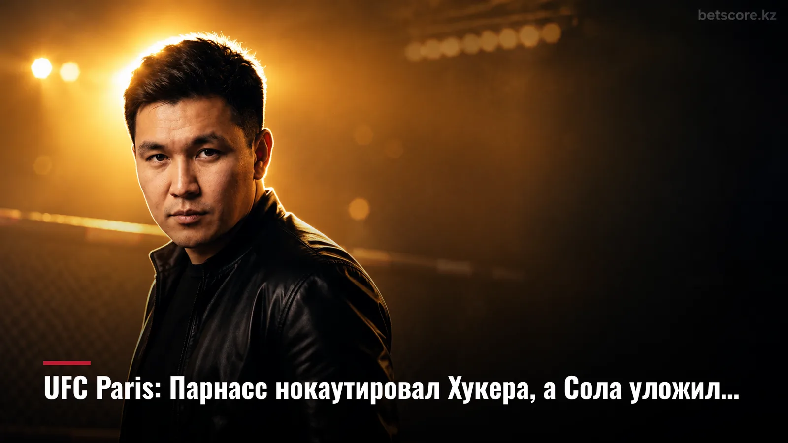 UFC Paris: Парнасс нокаутировал Хукера, а Сола уложил Зиама одним ударом